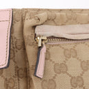 GUCCI GG Canvas Waist Bag Beige Gold 28566 Auth BA13592A-16