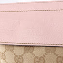 GUCCI GG Canvas Waist Bag Beige Gold 28566 Auth BA13592A-17