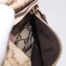 GUCCI GG Canvas Waist Bag Beige Gold 28566 Auth BA13592A-20