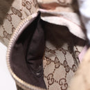 GUCCI GG Canvas Waist Bag Beige Gold 28566 Auth BA13592A-21