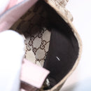 GUCCI GG Canvas Waist Bag Beige Gold 28566 Auth BA13592A-22