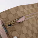 GUCCI GG Canvas Waist Bag Beige Gold 28566 Auth BA13592A-23