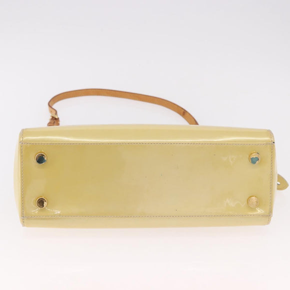 LOUIS VUITTON Monogram Vernis Blair MM Hand Bag 2way Perle LV Auth BA13598