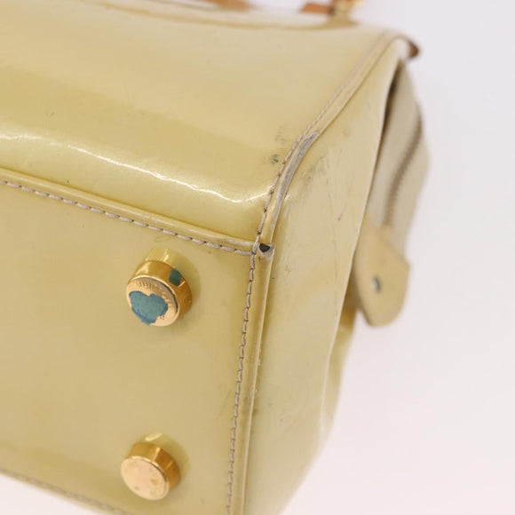 LOUIS VUITTON Monogram Vernis Blair MM Hand Bag 2way Perle LV Auth BA13598