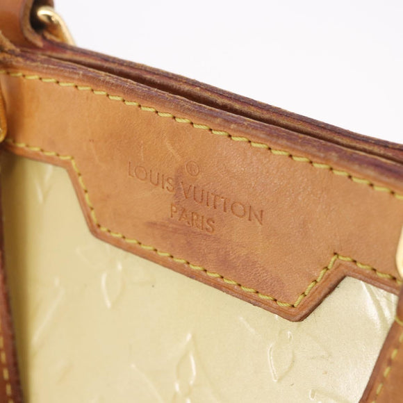 LOUIS VUITTON Monogram Vernis Blair MM Hand Bag 2way Perle LV Auth BA13598
