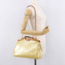 LOUIS VUITTON Monogram Vernis Blair MM Hand Bag 2way Perle LV Auth BA13598-26