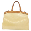 LOUIS VUITTON Monogram Vernis Blair MM Hand Bag 2way Perle LV Auth BA13598-2