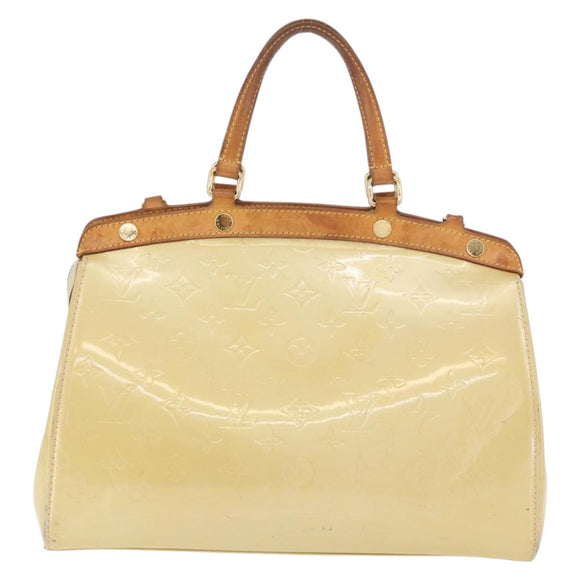 LOUIS VUITTON Monogram Vernis Blair MM Hand Bag 2way Perle LV Auth BA13598