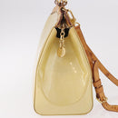 LOUIS VUITTON Monogram Vernis Blair MM Hand Bag 2way Perle LV Auth BA13598-4