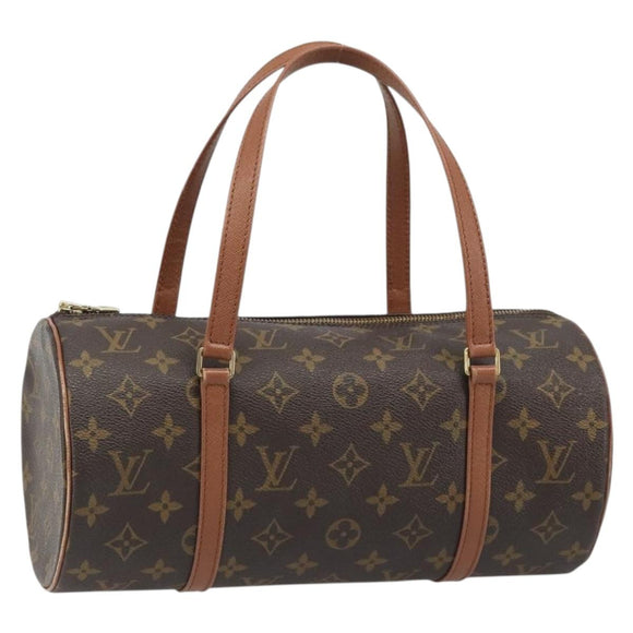 LOUIS VUITTON Monogram Papillon 30 Hand Bag M51385 LV Auth BA13599