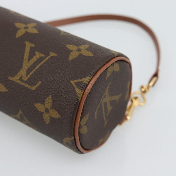 LOUIS VUITTON Monogram Papillon Pouch LV Auth BA13600V