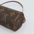 LOUIS VUITTON Monogram Papillon Pouch LV Auth BA13600V-16