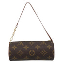 LOUIS VUITTON Monogram Papillon Pouch LV Auth BA13600V-2