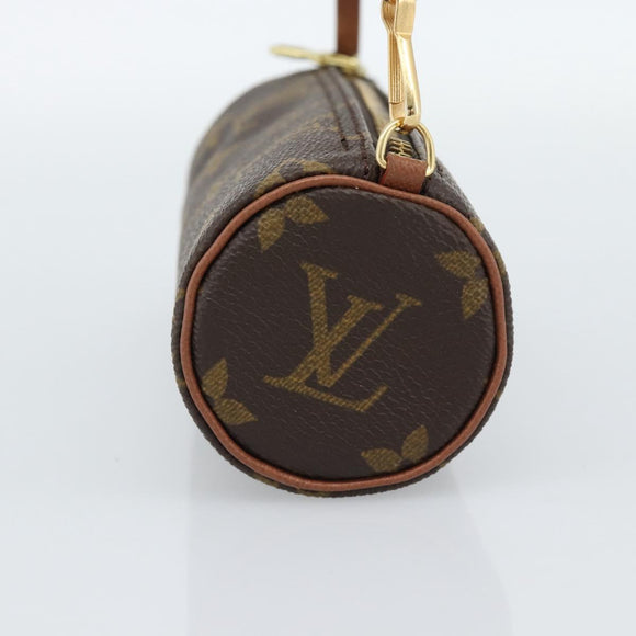 LOUIS VUITTON Monogram Papillon Pouch LV Auth BA13600V