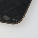 CHANEL Chain Tote Bag Lamb Skin Black Gold CC Auth BA13601-11