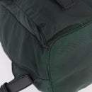 PRADA Backpack Nylon Green Silver Auth BA13603A-16