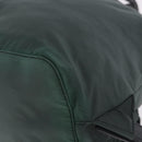 PRADA Backpack Nylon Green Silver Auth BA13603A-19