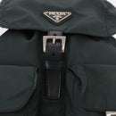 PRADA Backpack Nylon Green Silver Auth BA13603A-9