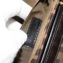 FENDI Zucca Canvas Hand Bag 2way Black Brown Auth BA13604A-24