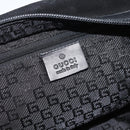 GUCCI Bamboo Hand Bag Suede Black Silver 002 1084 200047 Auth BA13607V-17