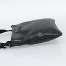 GUCCI GG Implementation Shoulder Bag PVC Black Silver Auth BA13608-4