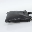 GUCCI GG Implementation Shoulder Bag PVC Black Silver Auth BA13608-5