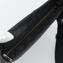GUCCI GG Implementation Shoulder Bag PVC Black Silver Auth BA13608-6