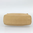 CHANEL Matelasse Hand Bag Lamb Skin Beige CC Auth BA13609V-9