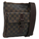 LOUIS VUITTON Damier Ebene Pochette Merwiel Shoulder Bag N51127 LV Auth BA13611-1