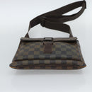 LOUIS VUITTON Damier Ebene Pochette Merwiel Shoulder Bag N51127 LV Auth BA13611-5