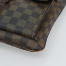 LOUIS VUITTON Damier Ebene Pochette Merwiel Shoulder Bag N51127 LV Auth BA13611-15