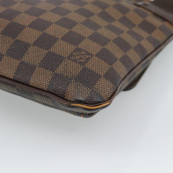 LOUIS VUITTON Damier Ebene Pochette Merwiel Shoulder Bag N51127 LV Auth BA13611