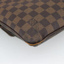 LOUIS VUITTON Damier Ebene Pochette Merwiel Shoulder Bag N51127 LV Auth BA13611-18