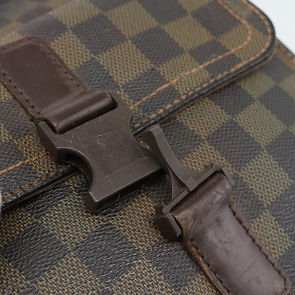 LOUIS VUITTON Damier Ebene Pochette Merwiel Shoulder Bag N51127 LV Auth BA13611