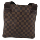 LOUIS VUITTON Damier Ebene Pochette Merwiel Shoulder Bag N51127 LV Auth BA13611-2