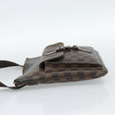 LOUIS VUITTON Damier Ebene Pochette Merwiel Shoulder Bag N51127 LV Auth BA13611-3