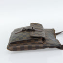 LOUIS VUITTON Damier Ebene Pochette Merwiel Shoulder Bag N51127 LV Auth BA13611-4