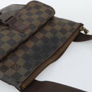 LOUIS VUITTON Damier Ebene Pochette Merwiel Shoulder Bag N51127 LV Auth BA13611-6