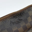 LOUIS VUITTON Damier Ebene Pochette Merwiel Shoulder Bag N51127 LV Auth BA13611-7