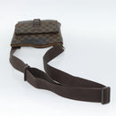 LOUIS VUITTON Damier Ebene Pochette Merwiel Shoulder Bag N51127 LV Auth BA13611-8