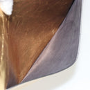 CHANEL Clutch Bag Leather Gold Tone Silver CC Auth BA13613SAM-22