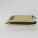 CHANEL Clutch Bag Leather Gold Tone Silver CC Auth BA13613SAM-4