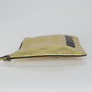 CHANEL Clutch Bag Leather Gold Tone Silver CC Auth BA13613SAM-5