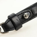 CHANEL Matelasse Chain Hand Bag Calf Skin 2way Black Silver CC Auth BA13614SAM-17