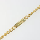 Salvatore Ferragamo Gancini Chain Shoulder Bag Suede Black Gold Auth BA13616V-9