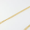 Salvatore Ferragamo Gancini Chain Shoulder Bag Suede Black Gold Auth BA13616V-8