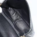 CHANEL Matelasse Chain Shoulder Bag Lamb Skin Gold Black CC Auth BA13617A-10