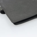 LOUIS VUITTON Monogram mat Agenda MM Day Planner Cover Black R20925 Auth BA13618-17