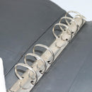 LOUIS VUITTON Monogram mat Agenda MM Day Planner Cover Black R20925 Auth BA13618-10