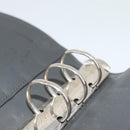LOUIS VUITTON Monogram mat Agenda MM Day Planner Cover Black R20925 Auth BA13618-21